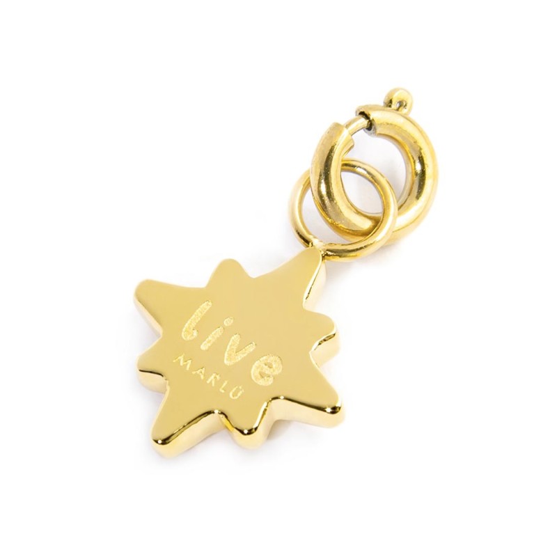 Charm rosa dei venti con zircone MARLU'