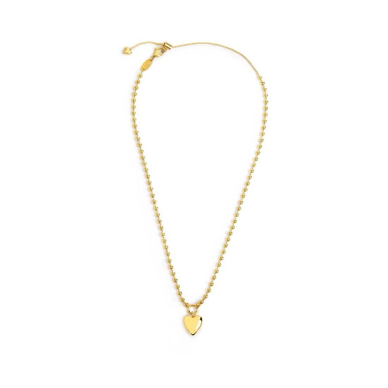 Collana catena a sfere con cuore Marlù