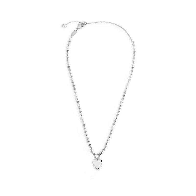 Collana catena a sfere con cuore Marlù