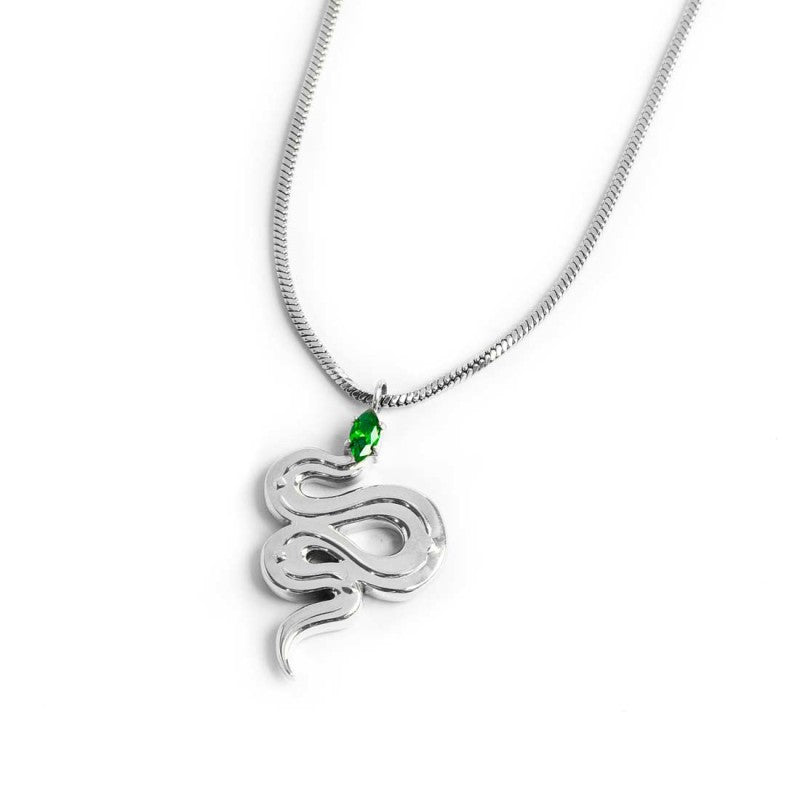 Collana catena snake quadrata con serpente pendente Marlù