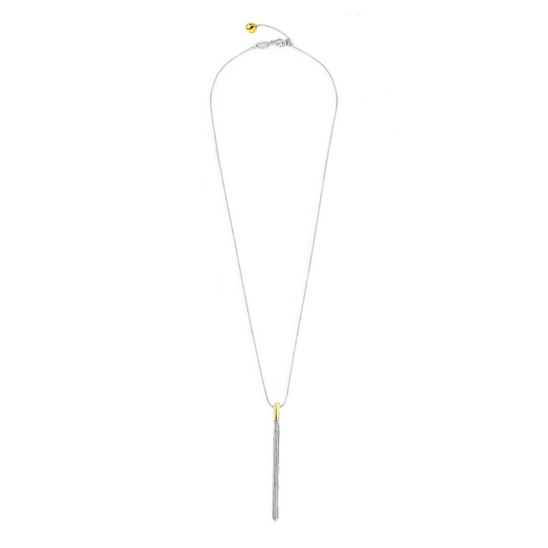 Collana con centrale pendente multifilo Marlù