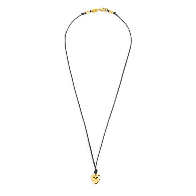 Collana cordino con cuore Marlù