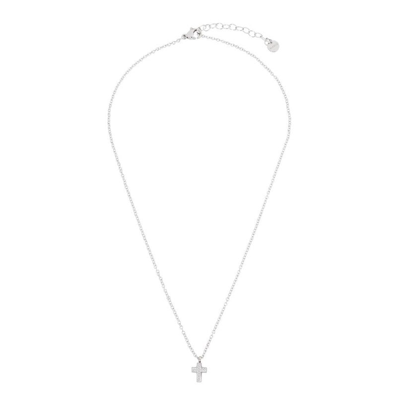 Collana croce con cristalli Marlù
