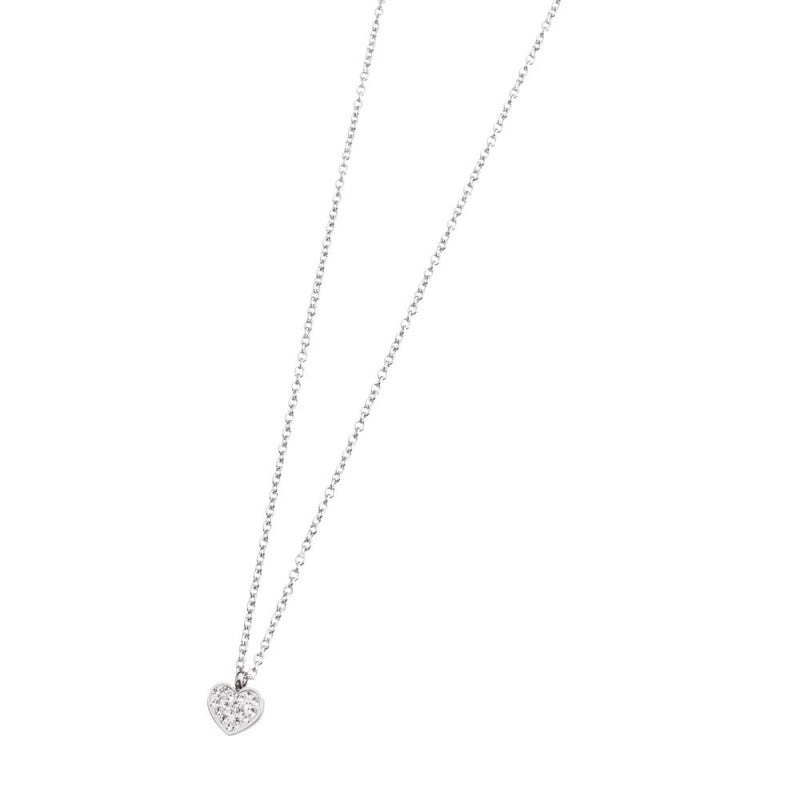 Collana cuore con cristalli Marlù