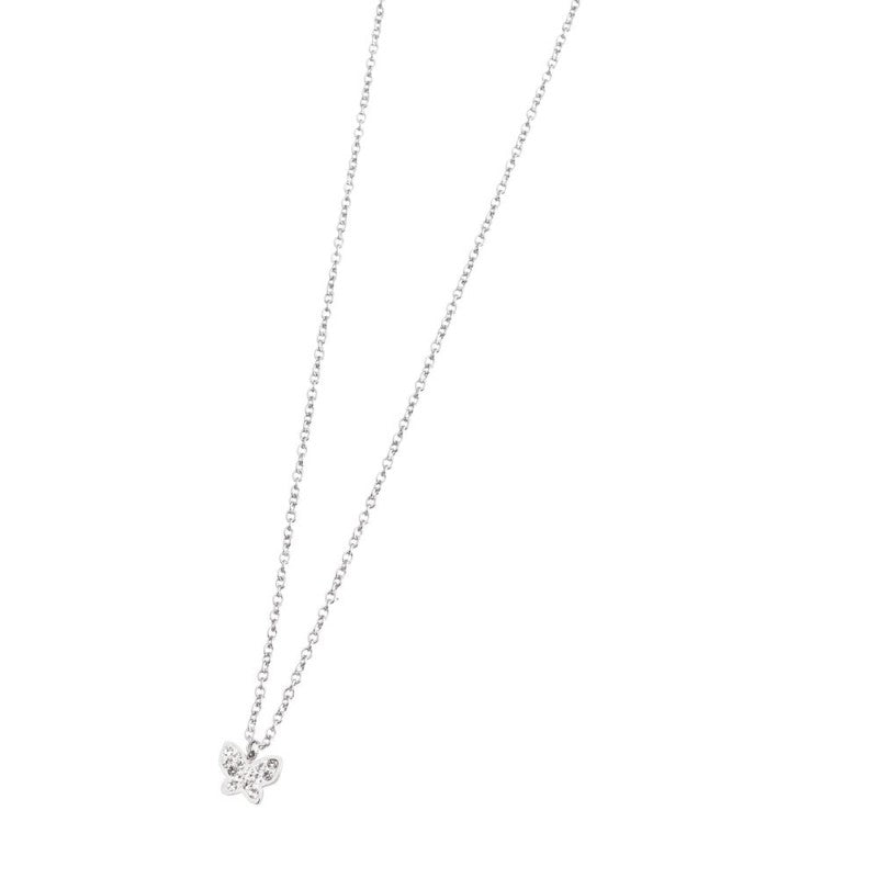 Collana farfalla con cristalli Marlù