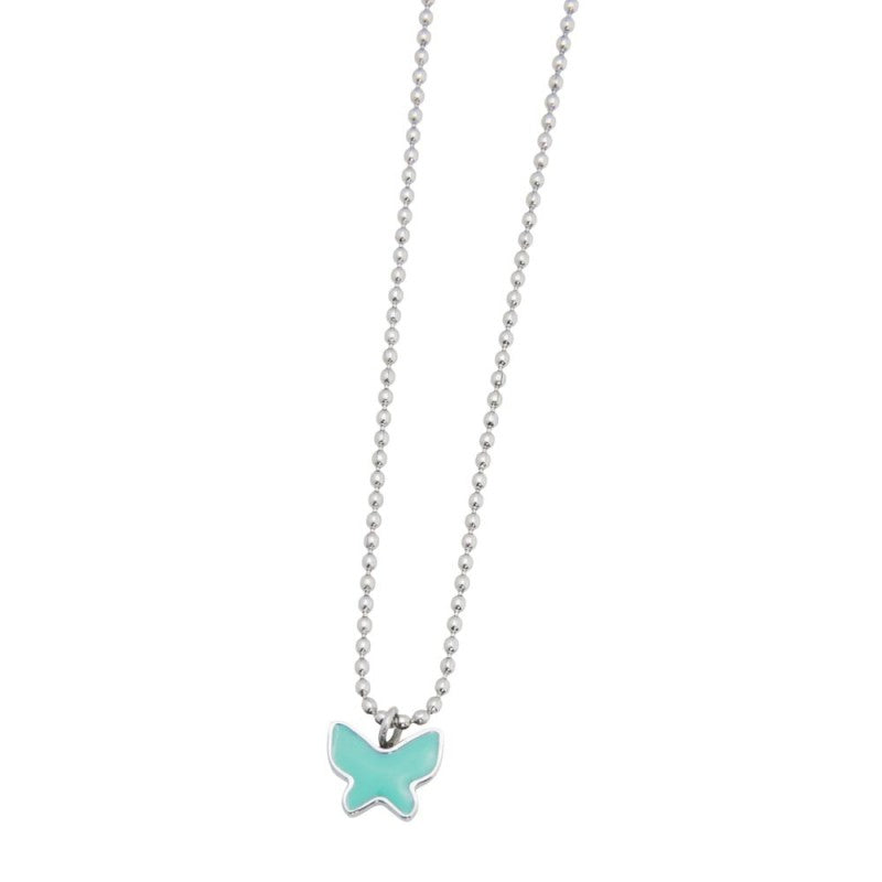 Collana farfalla smaltata piccola Marlù