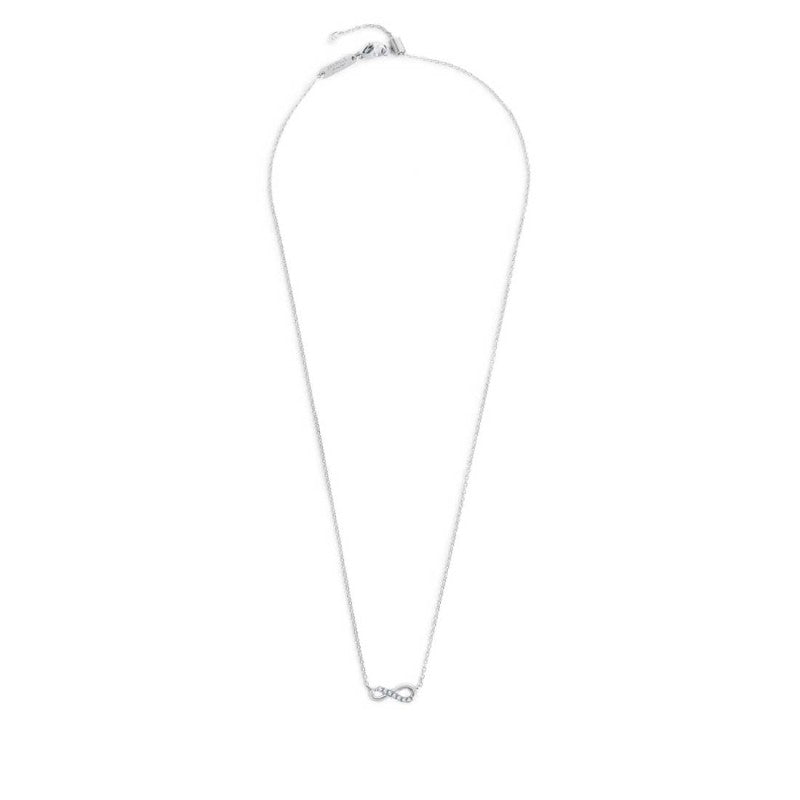 Collana infinito con zirconi bianchi Marlù