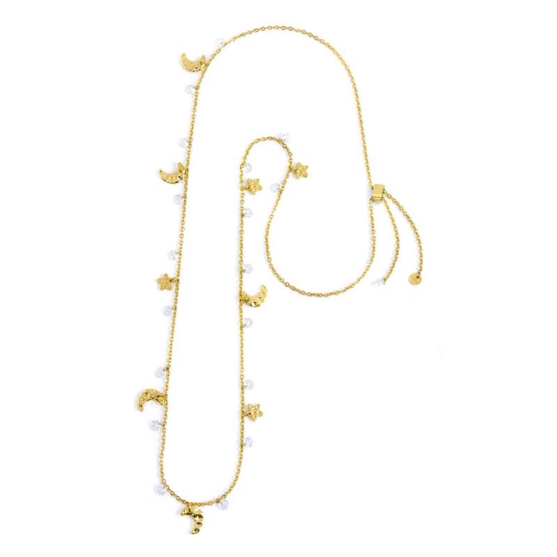 Collana luna e stelle Marlù