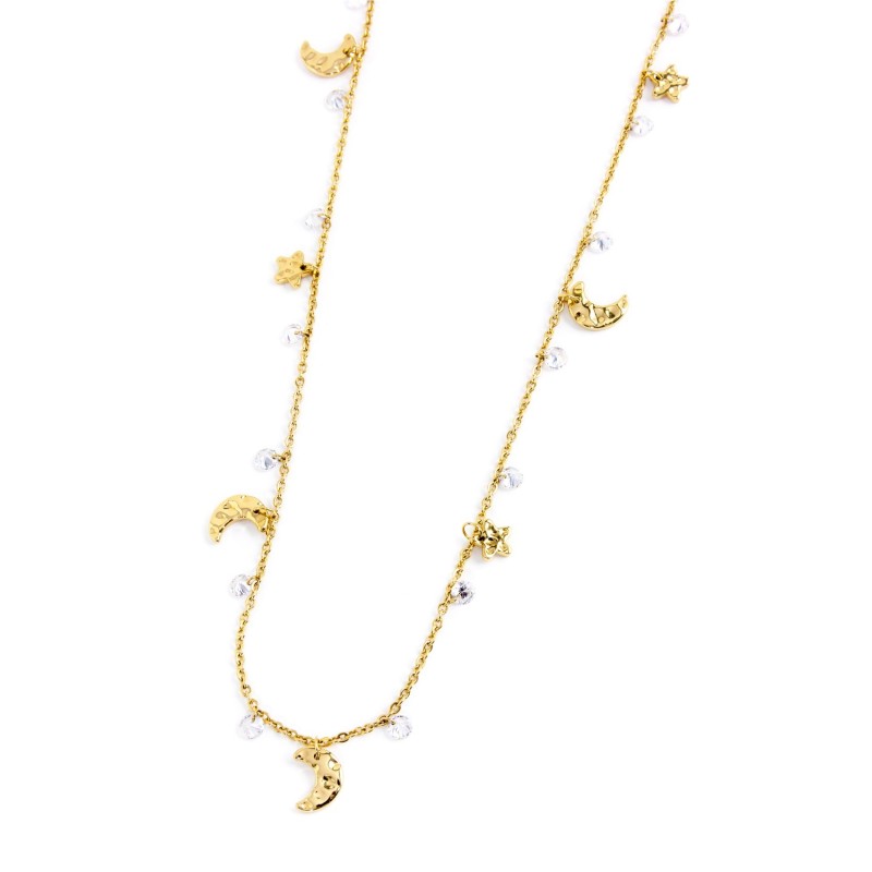 Collana luna e stelle Marlù