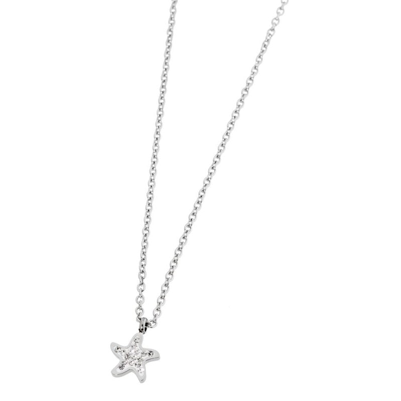 Collana stella marina con cristalli Marlù