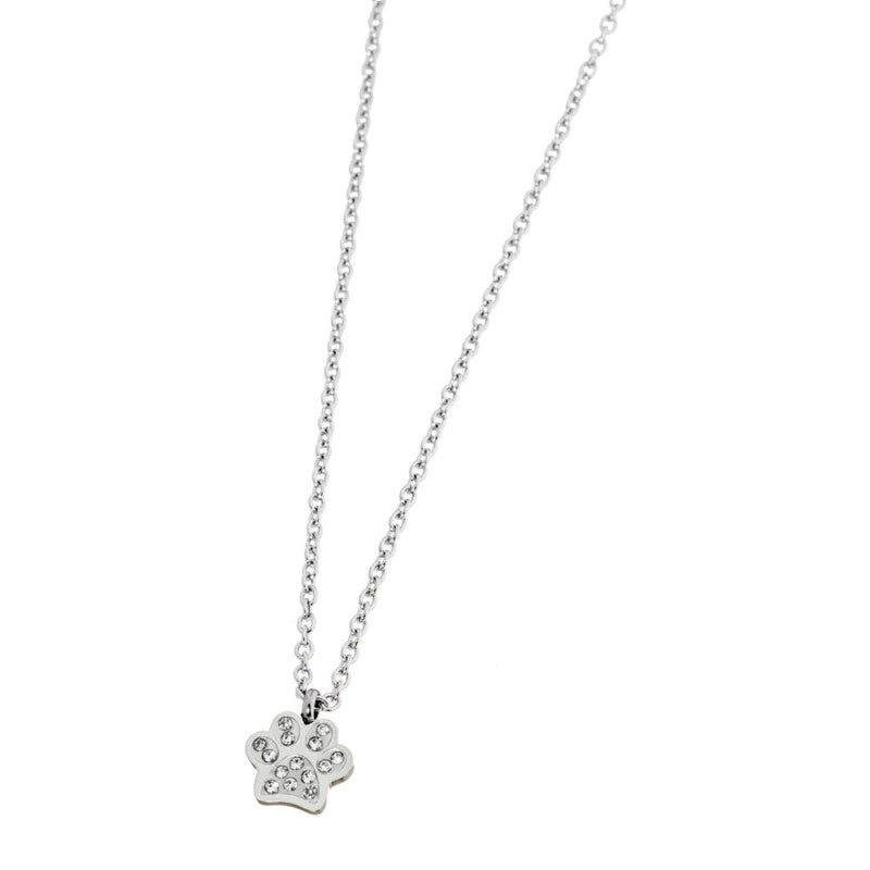 Collana zampina con cristalli Marlù