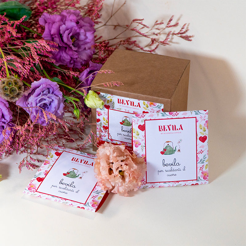 BEVILA CUORE Tè VERDE MELA, ARANCIA E CANNELLA