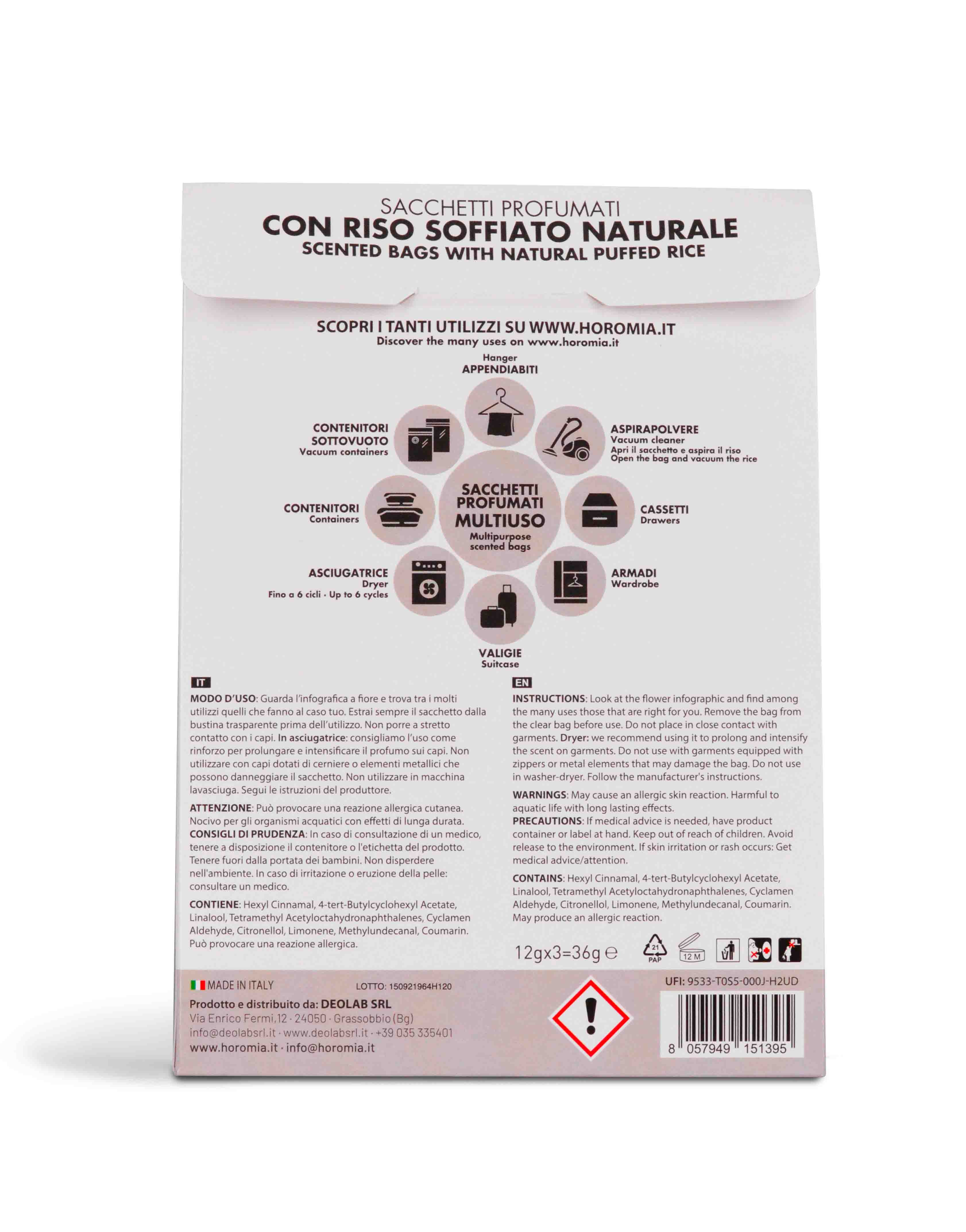 Sacchetti Profumati Multiuso Liberty