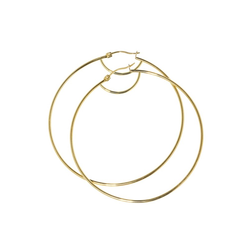 Orecchini a cerchio 63mm Marlù