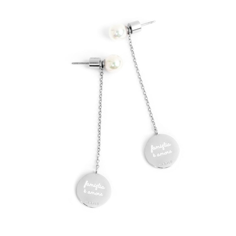 Orecchini albero dei valori pendente 12mm Marlù