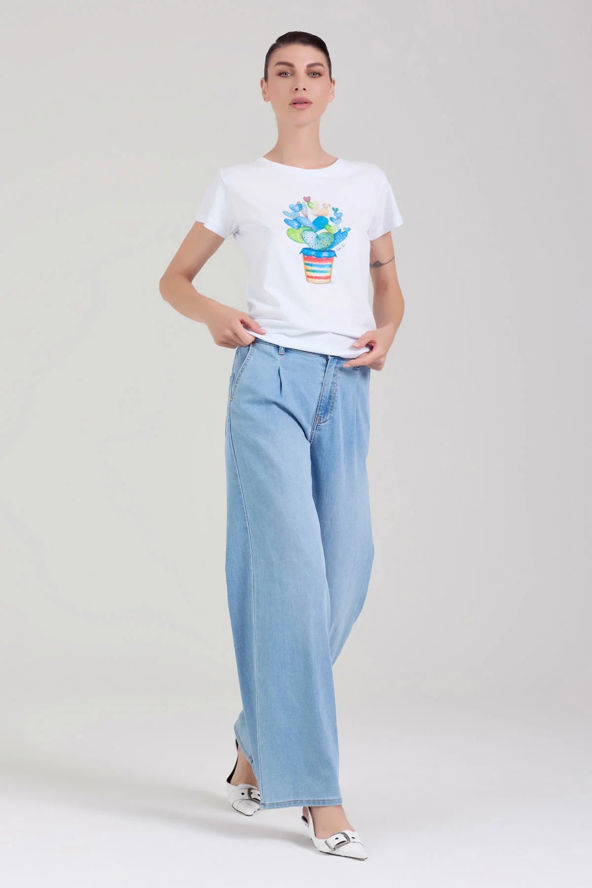 T-SHIRT REGULAR CUORI CACTUS Take Two