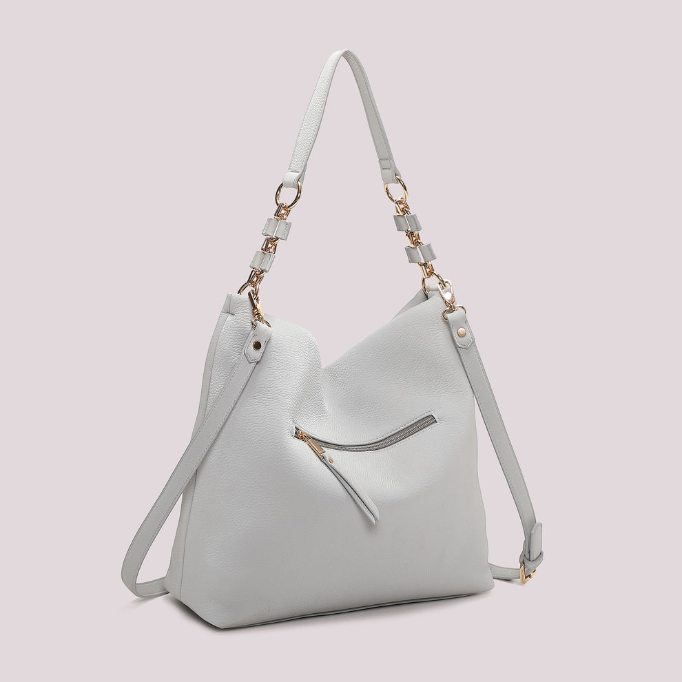 BORSA A SPALLA CON CATENA SUL MANICO MIMI-MUA