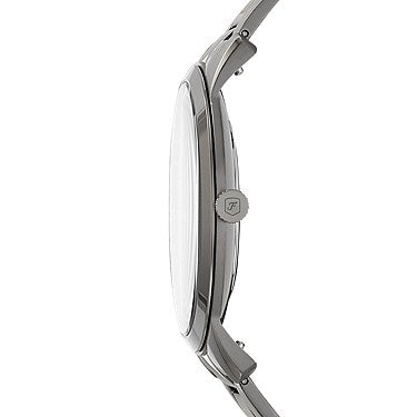 Orologio Minimalist 44 mm a tre lancette in acciaio grigio fumo Fossil