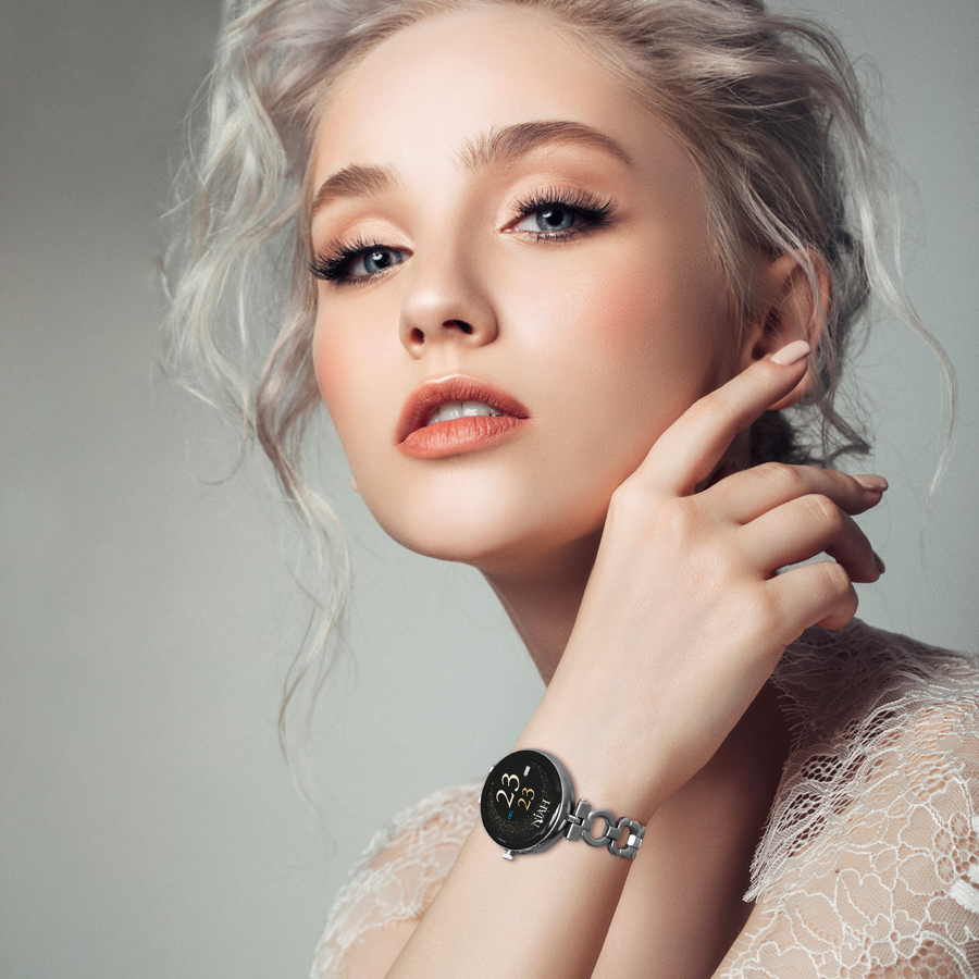 Smartwatch Lyra Maglia con Brillantini