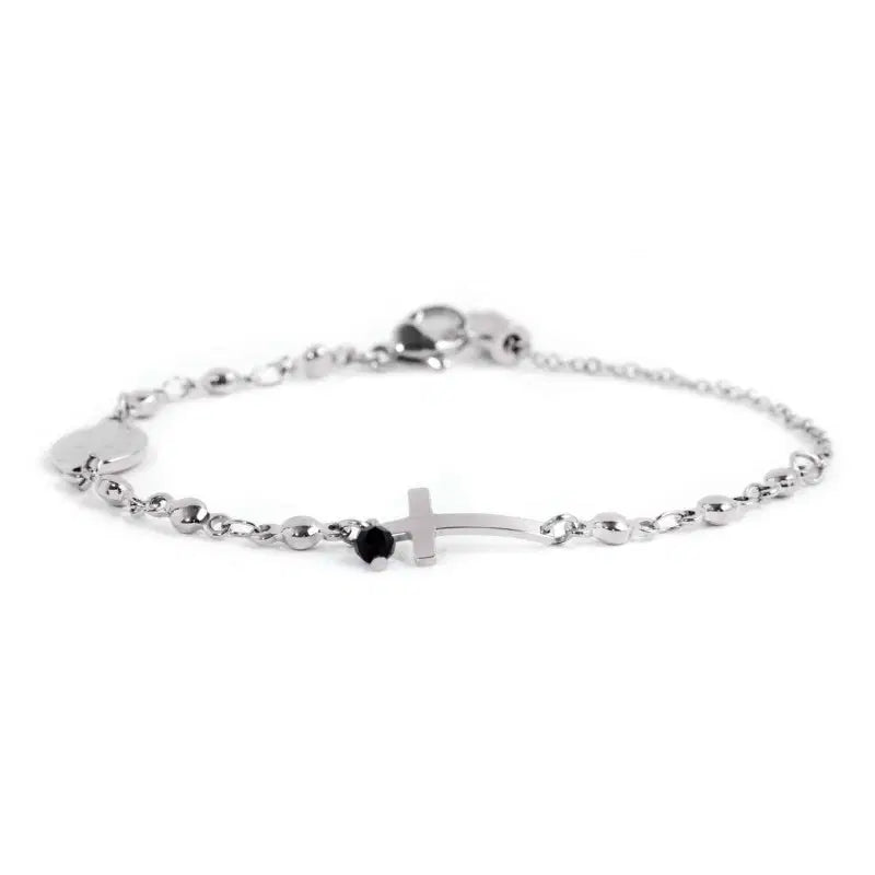 Bracciale rosario con croce MARLU'