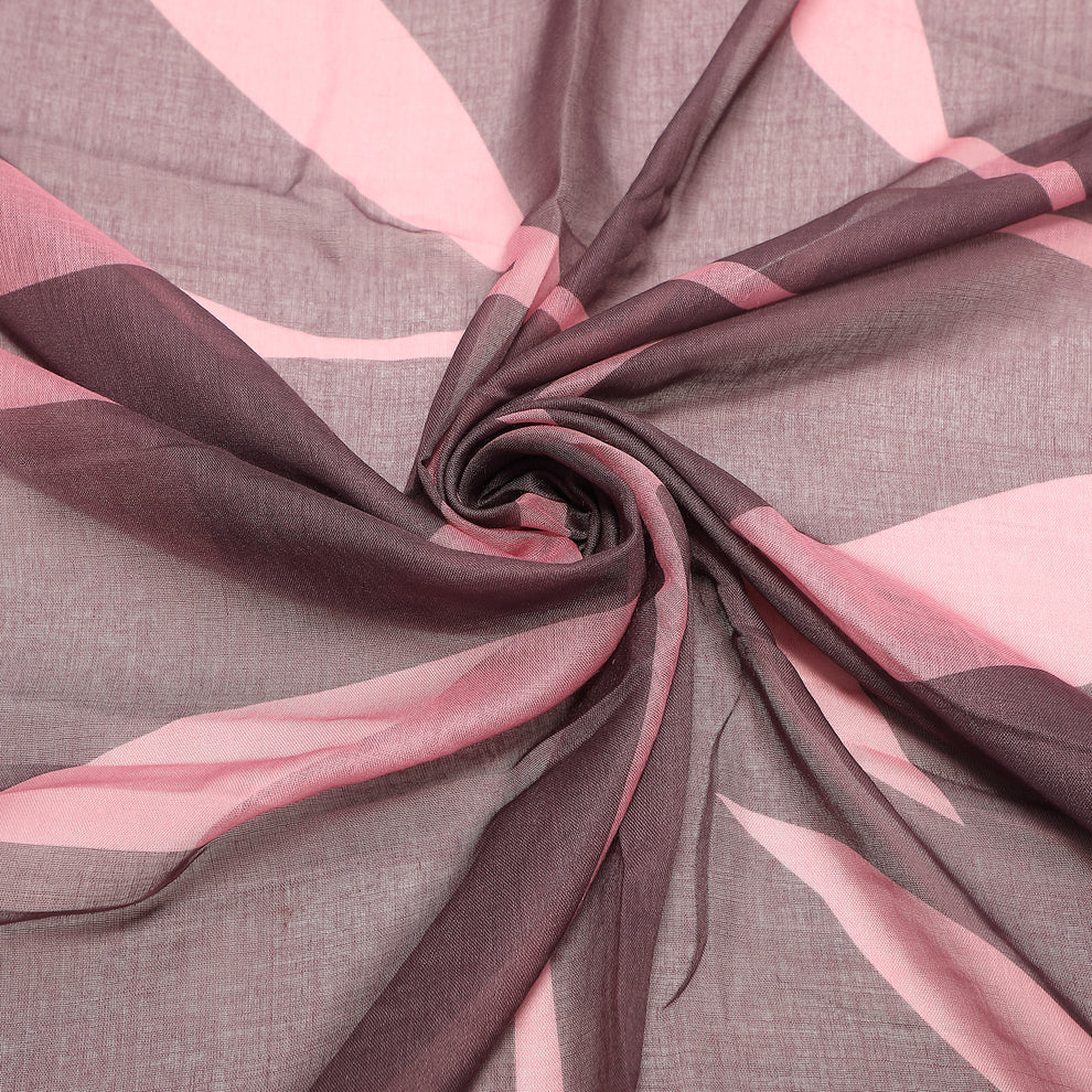 FOULARD CON FOGLIOLINE SPARSE (135X135 cm) MIMI-MUA
