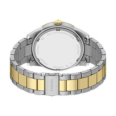 Orologio multifunzione Pearson 42 mm con bracciale in acciaio bicolore Fossil