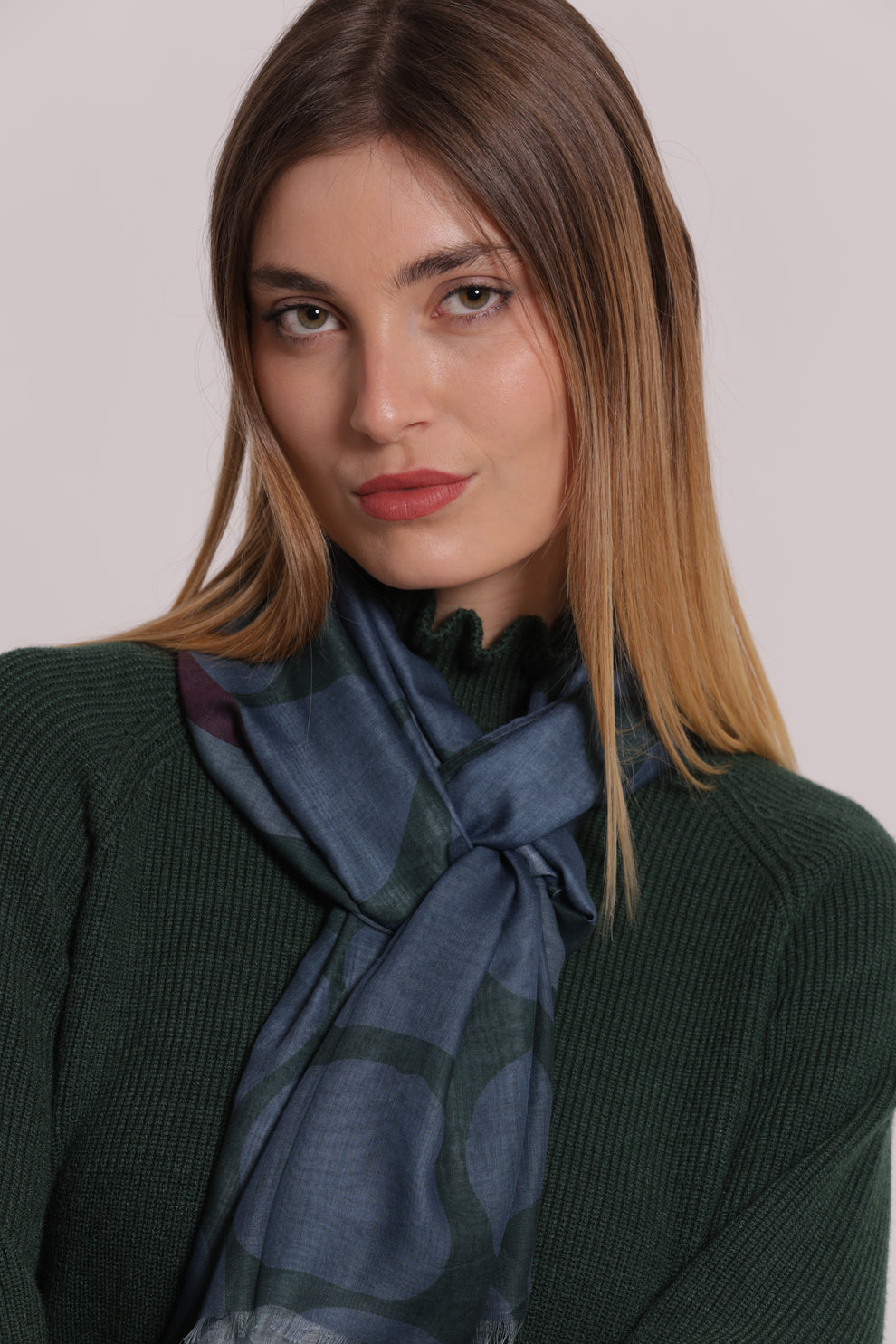 FOULARD CON MACULATO (180X80 cm) MIMI-MUA