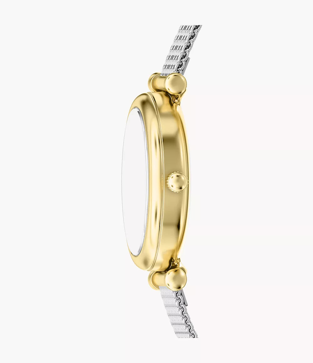 Orologio Carlie a tre sfere in acciaio Fossil