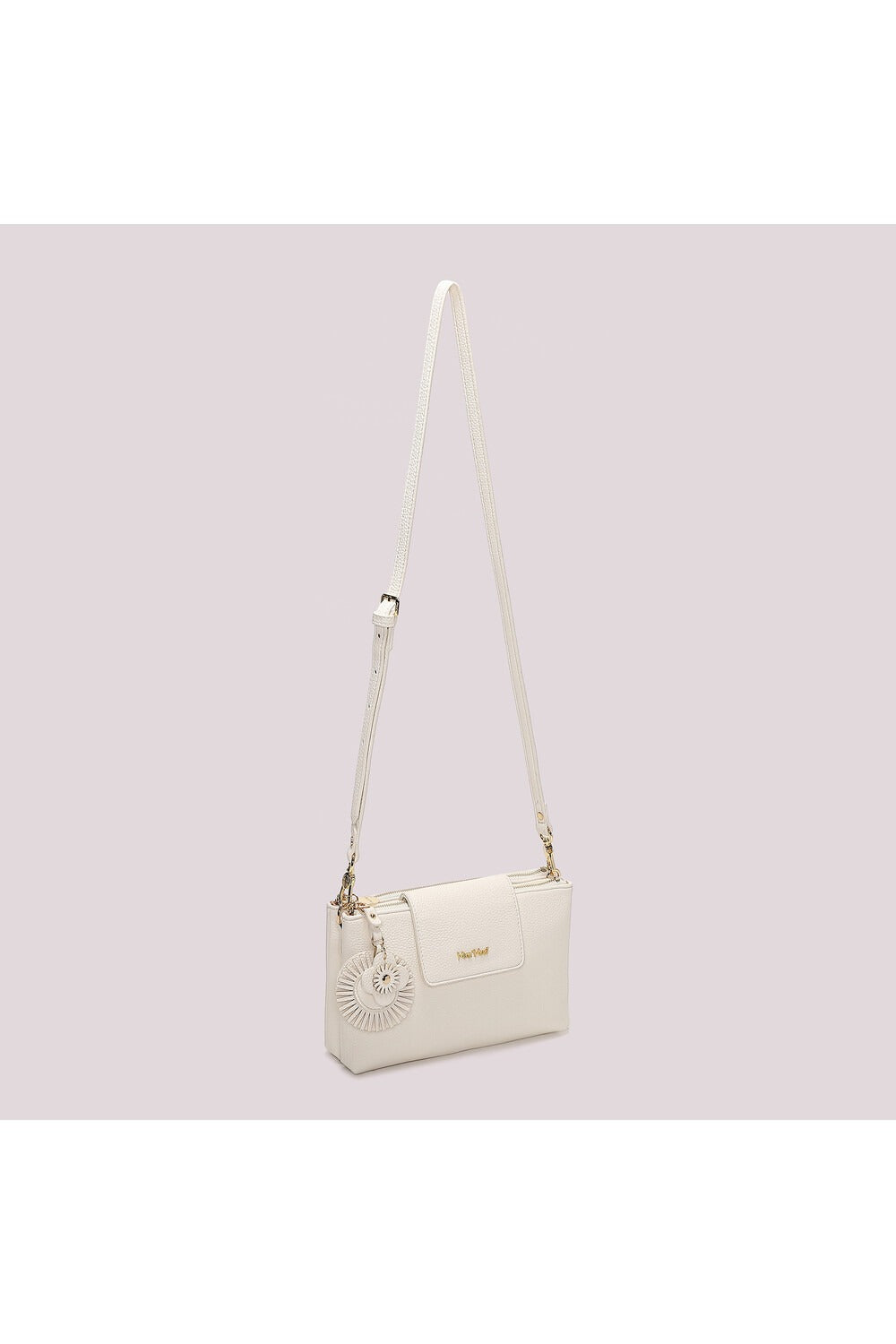 BORSA A TRACOLLA CON CHARM A FIORE MIMI-MUA