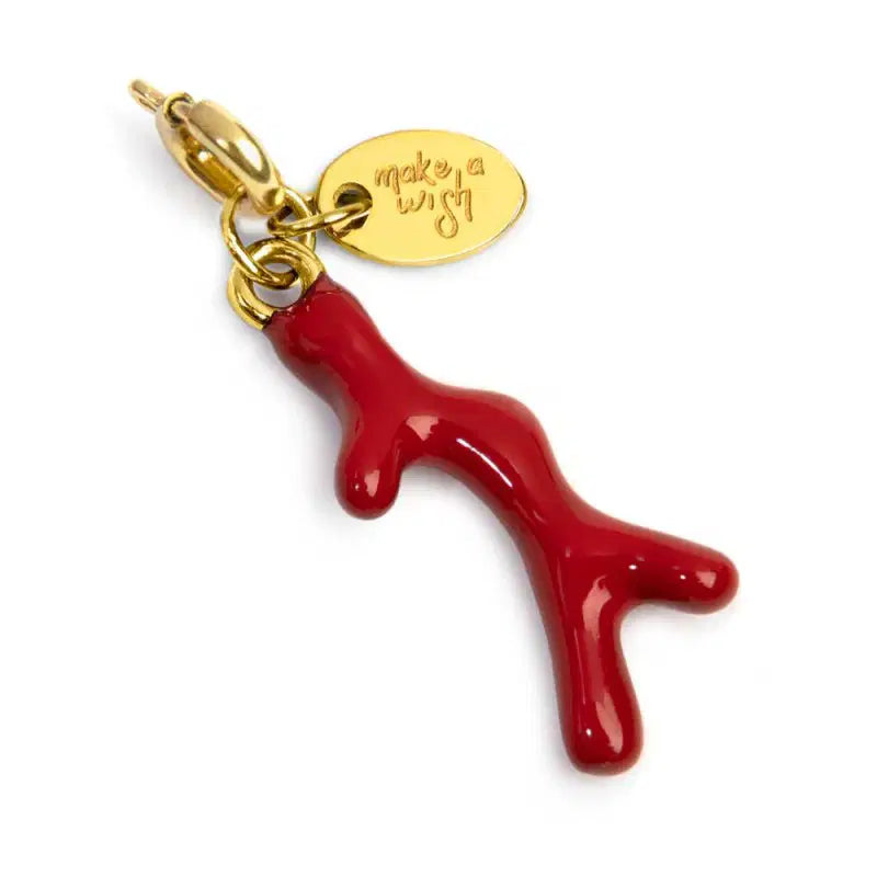 Charm corallo grande MARLU'