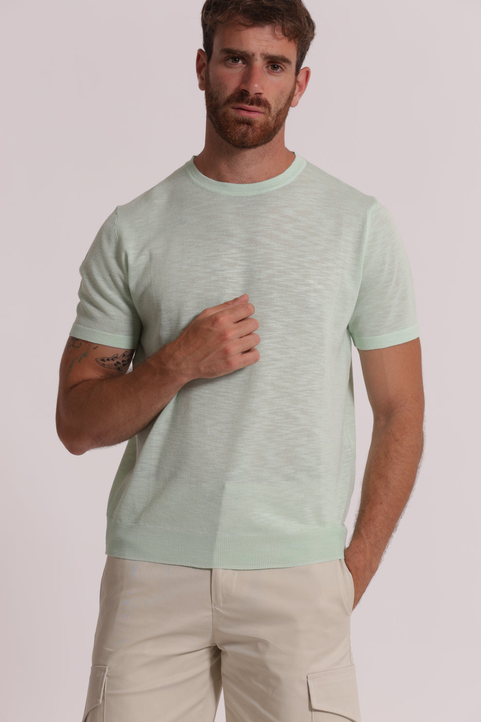 T-SHIRT IN MAGLIA LEGGERA 7x8