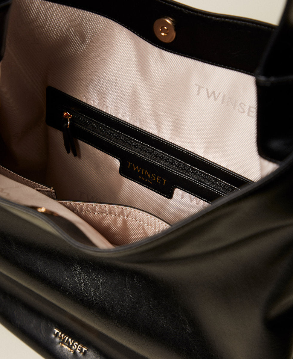 Borsa hobo con fibbie T Twinset