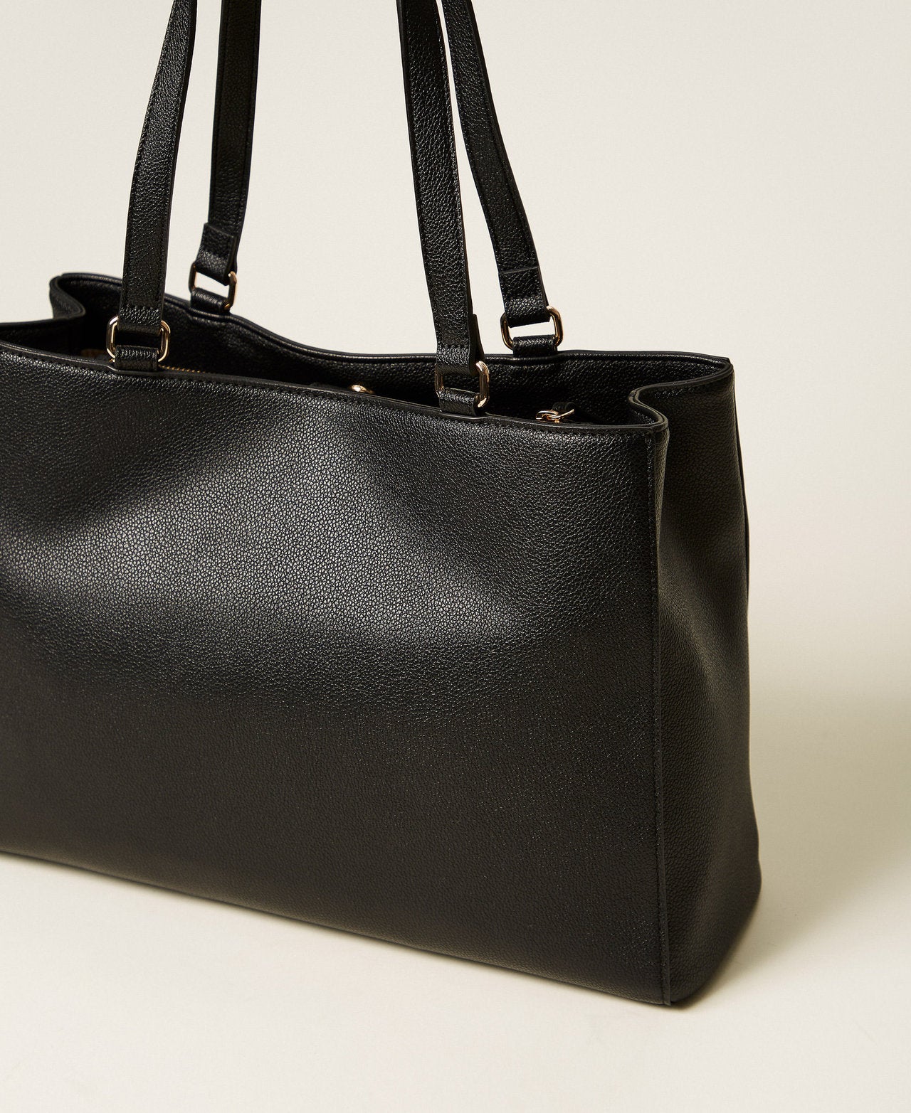 Borsa shopper con fibbie T Twinset