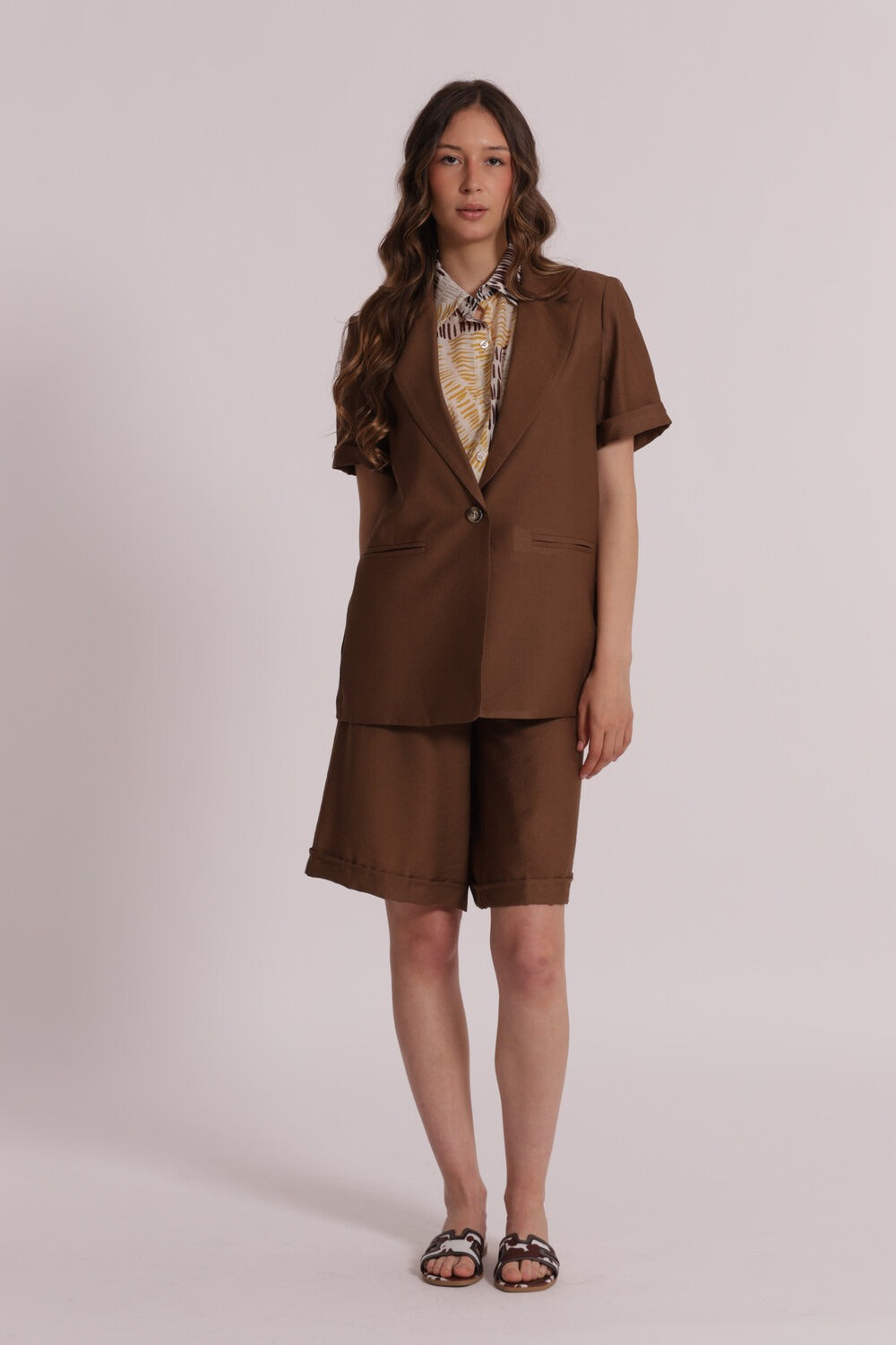 GIACCA BASIC MANICHE CORTE VISCOSA NYLON MIMI-MUA