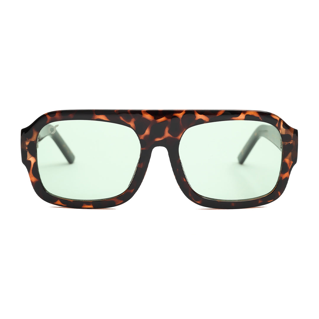 Roma Tartarugato Verde OnSunglasses