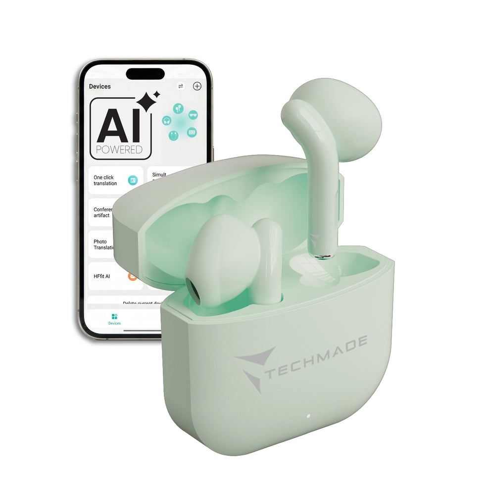 Auricolari Bluetooth in Ear XM201 - con Box di ricarica - AI di traduzione