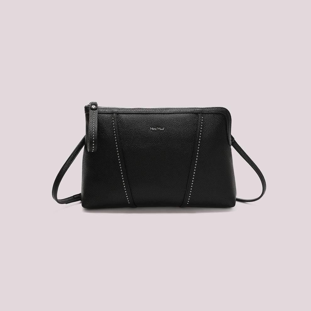 BORSA A BUSTA CON PICCOLE BORCHIE MIMI-MUA