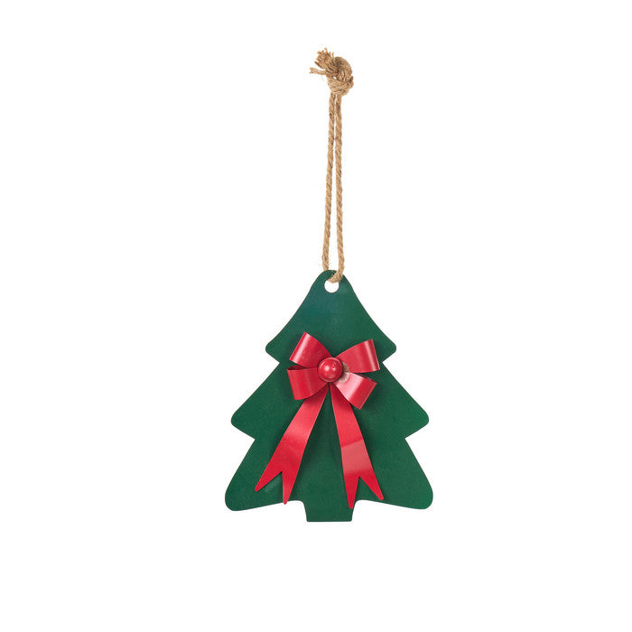 Albero con fiocco in metallo – Storia di Natale