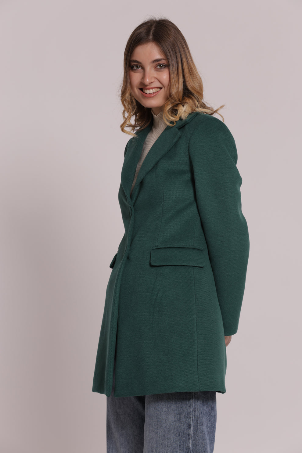 CAPPOTTO BARONETTO CON DETTAGLIO ZIP MIMI-MUA