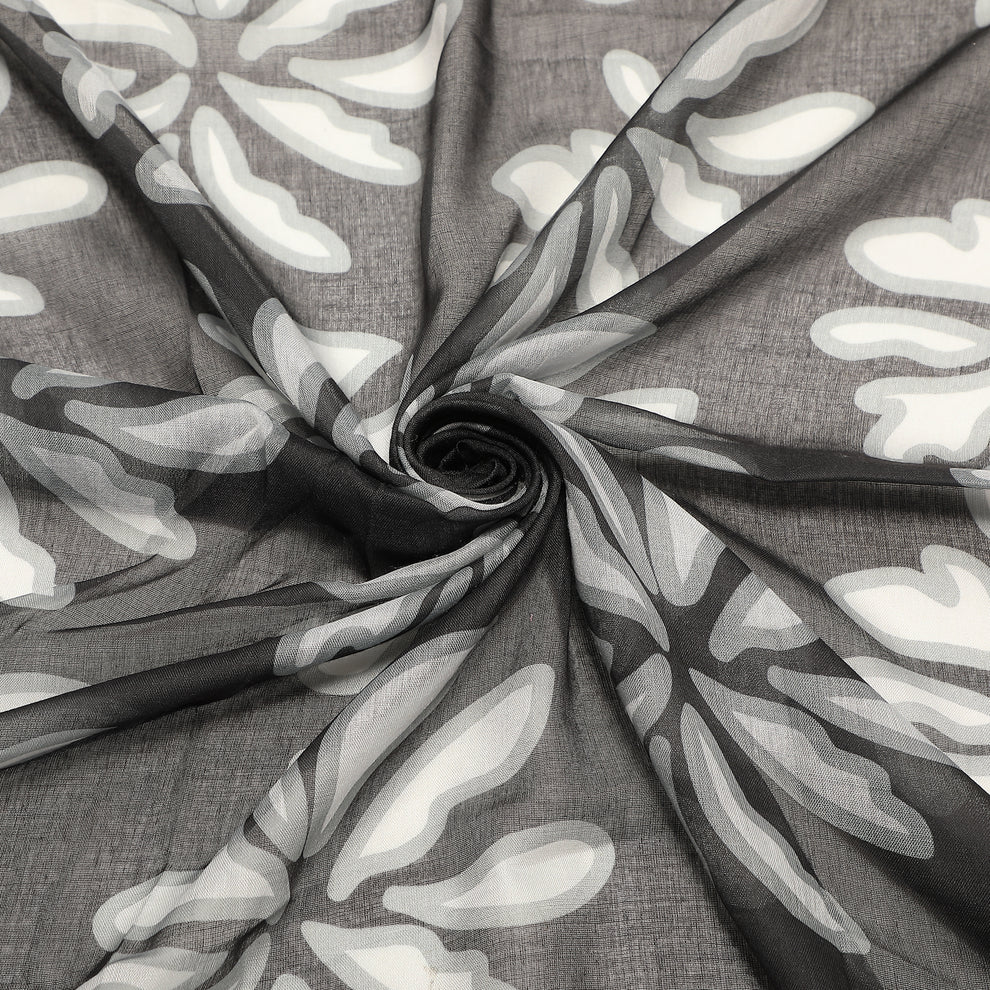 FOULARD FLOWER BOTTOM (135X135 cm) MIMI-MUA