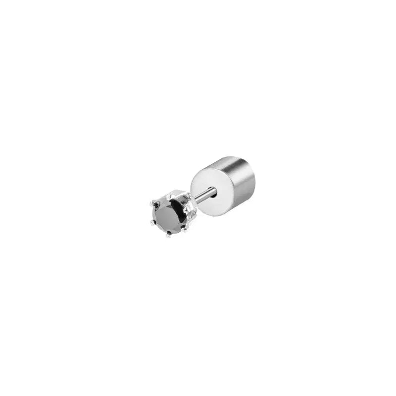 Orecchino a lobo con zircone 3mm Marlu