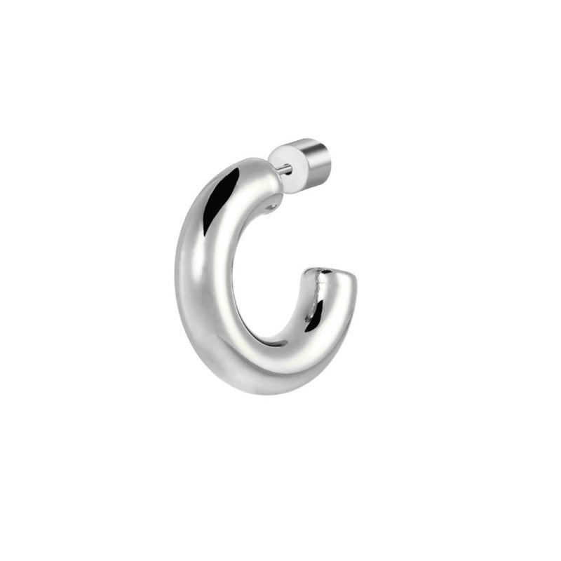 Orecchino a lobo a cerchietto 1,9cm con chiusura perla Marlù