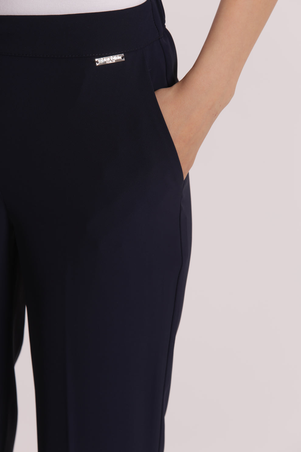 PANTALONE CON ELASTICO IN VITA MIMI-MUA