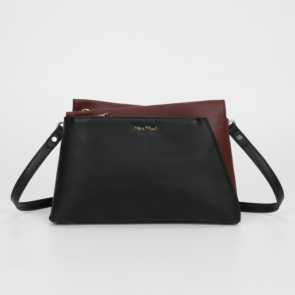 BORSA A TRACOLLA BICOLOR MIMI-MUA