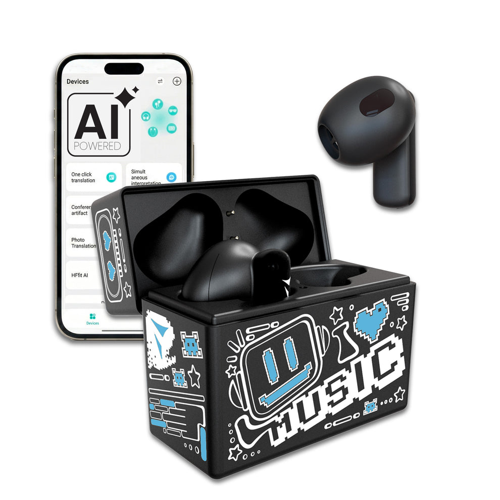 Auricolari Bluetooth in Ear XM191 - con Box di ricarica - AI di traduzione