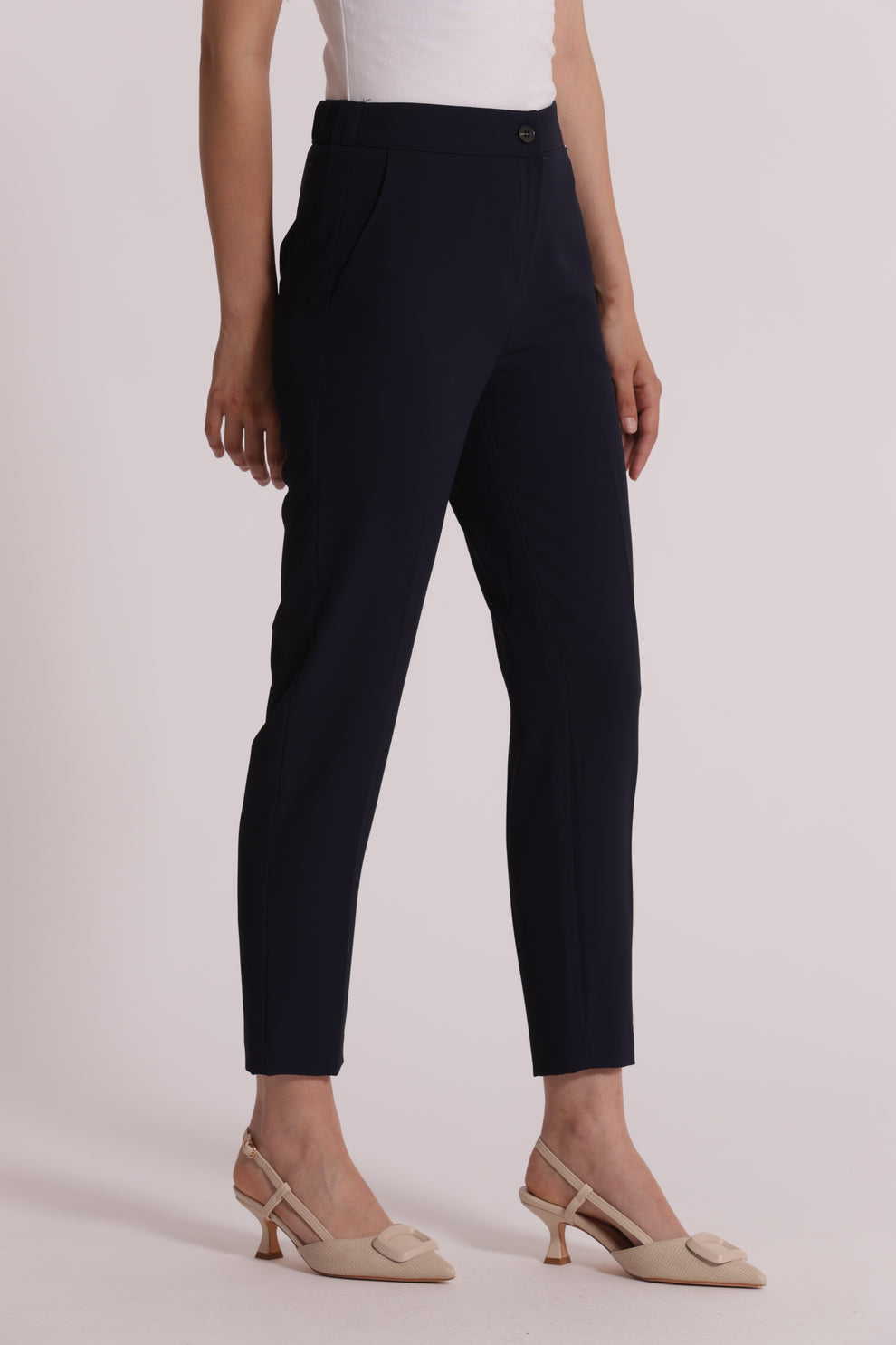 PANTALONE CON ELASTICO IN VITA MIMI-MUA
