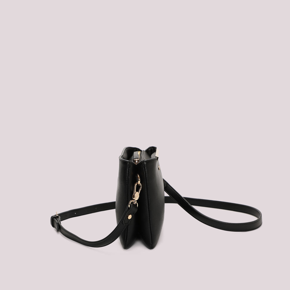 BORSA A TRACOLLA CON DETTAGLIO DORATO MIMI-MUA