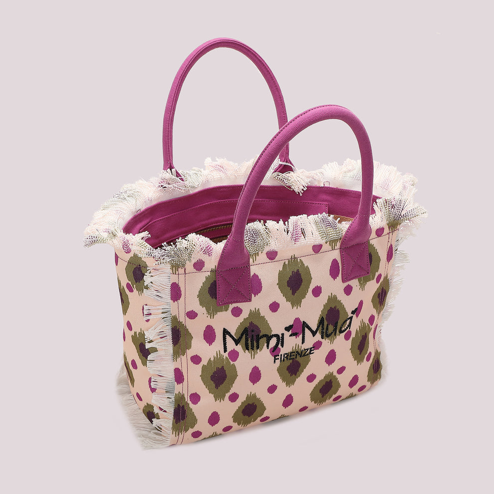 BORSA SHOPPER PICCOLA IN FANTASIA MIMI-MUA