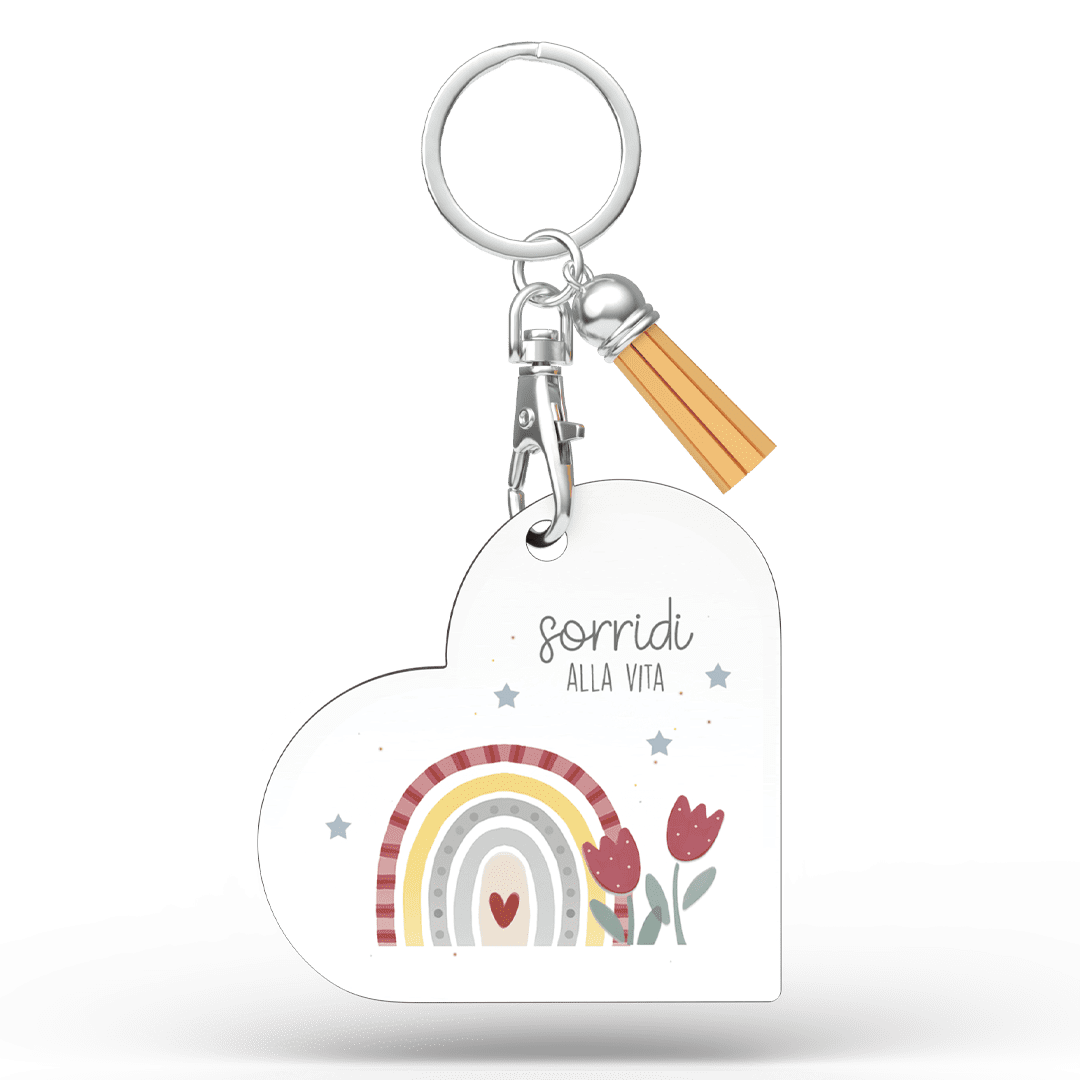 portachiavi cuore-sorridi