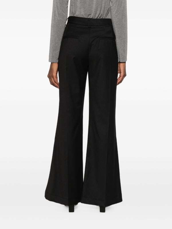 Pantaloni flare vita alta con tasche laterali Dixie